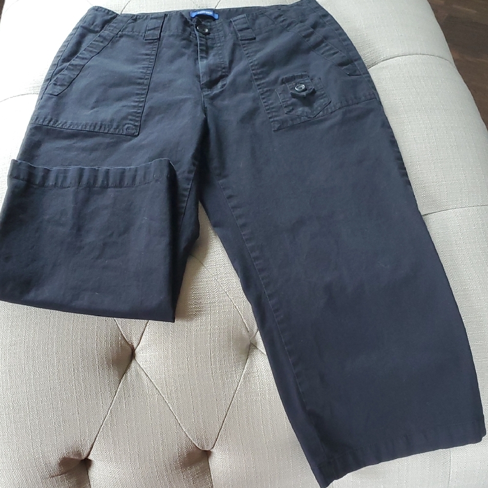 DOCKERS Women Black Cargo Pants